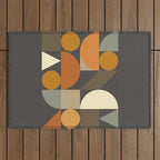Mid Century 29D Outdoor Rug Gallery Image 1