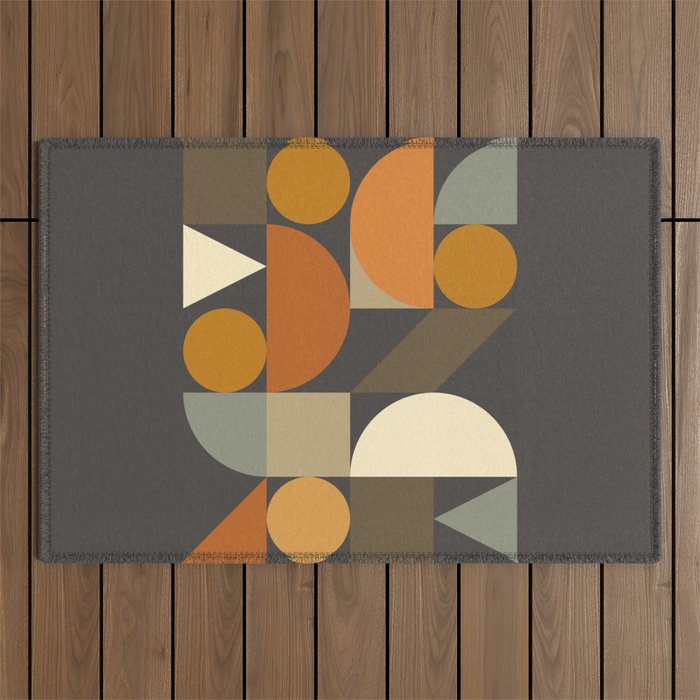 Mid Century 29D Outdoor Rug Gallery Image 1