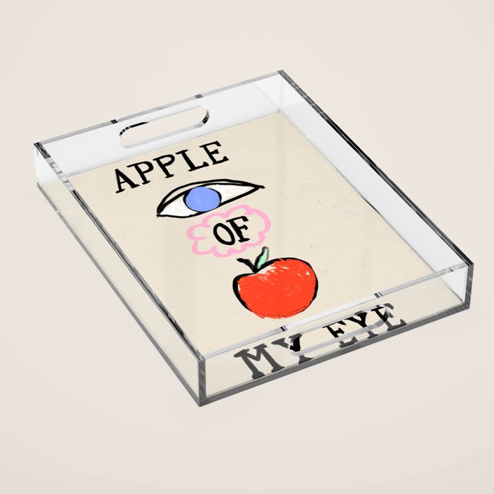 Apple of My Eye Acrylic Tray Gallery Image 1