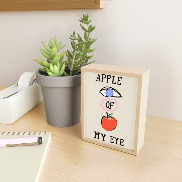 Apple of My Eye Mini Art Print Gallery Image 2