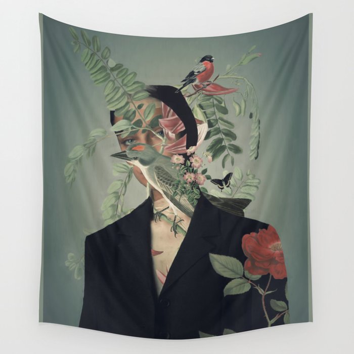 inner garden 6 Wall Tapestry Gallery Image 4
