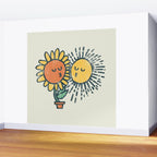 Sun Kissed sunflower Wall Mural Gallery Image 2