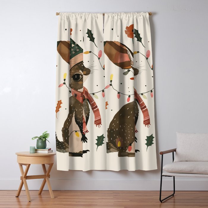 Festive Joey Window Curtain Gallery Image 1