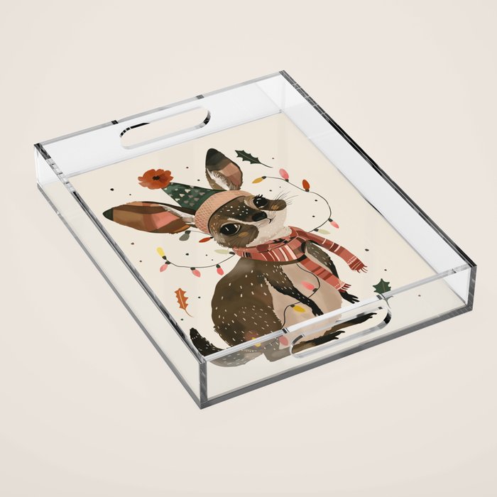 Festive Joey Acrylic Tray Gallery Image 1