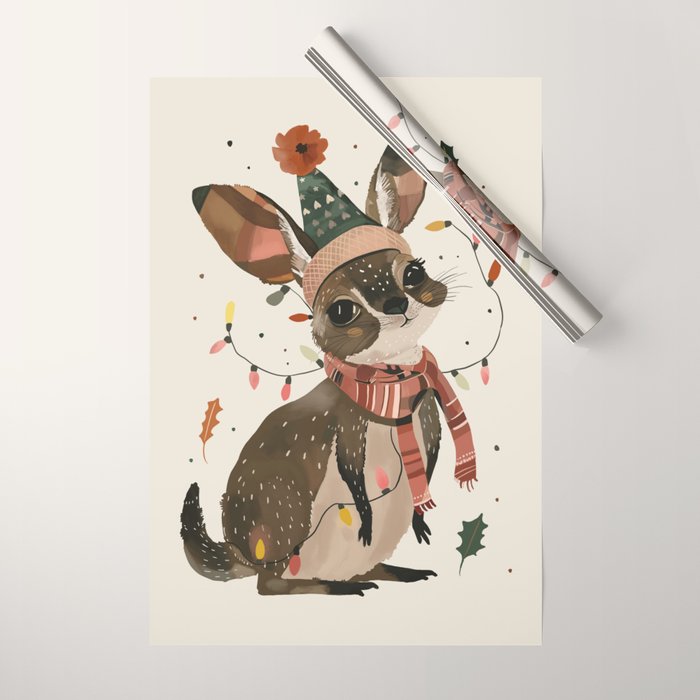 Festive Joey Wrapping Paper Gallery Image 1