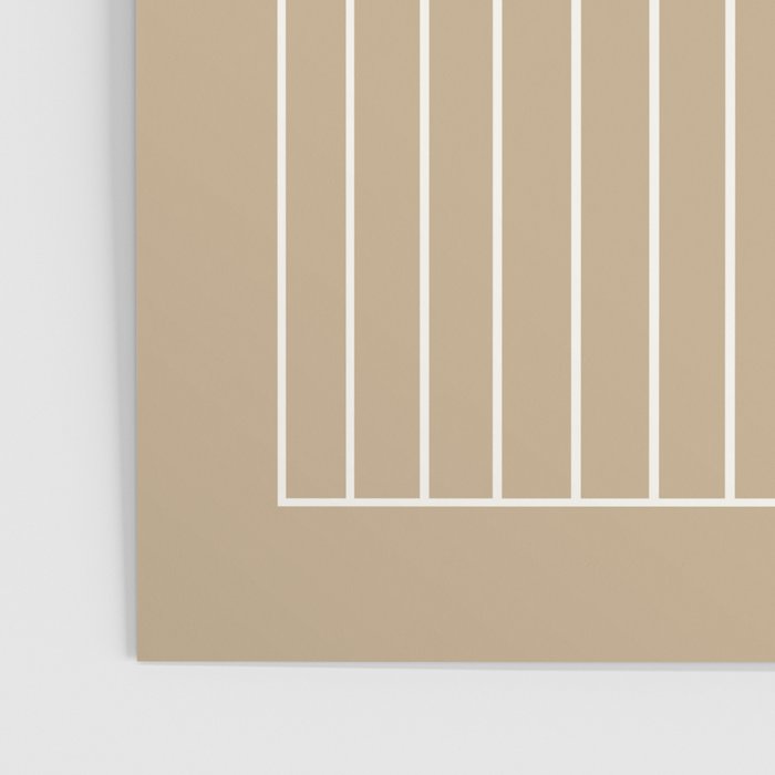 Minimal Arch LVI Neutral Tan Modern Geometric Lines Poster Gallery Image 3