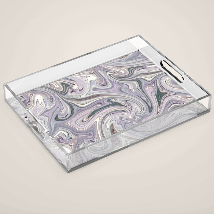 seamless pattern abstract marble texture background Acrylic Tray Gallery Image 1