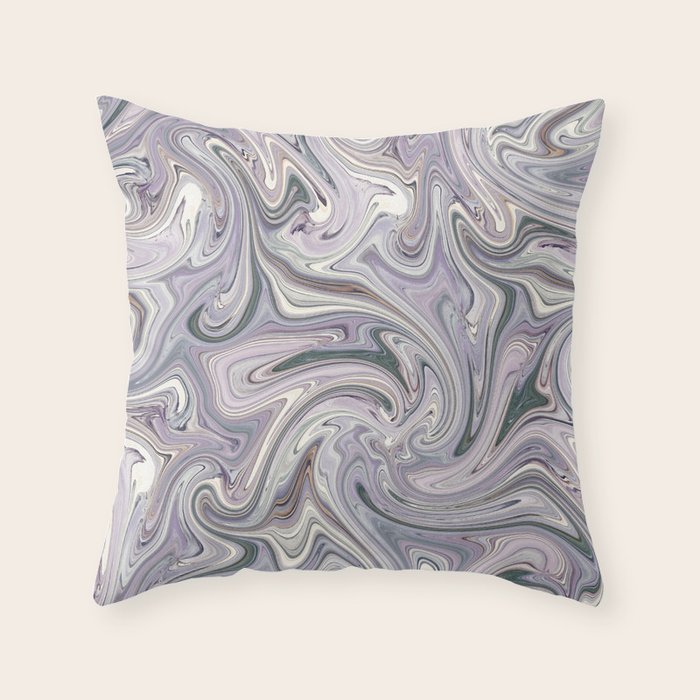 seamless pattern abstract marble texture background Throw Pillow Gallery Image 6