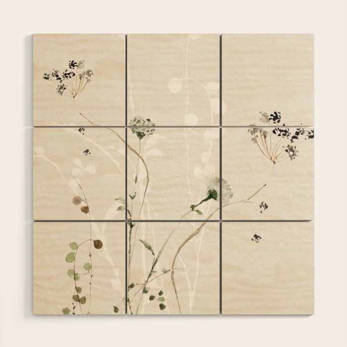 JAPANESE IKEBANA 2 Wood Wall Art Gallery Image 1