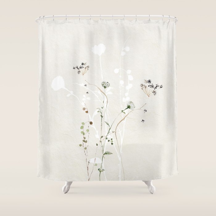 JAPANESE IKEBANA 2 Shower Curtain Gallery Image 1