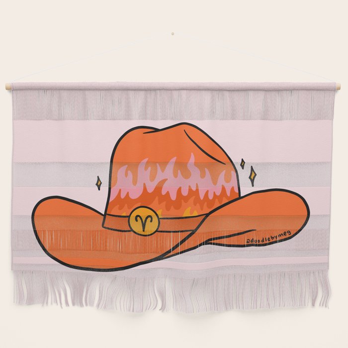 Aries Cowboy Hat Wall Hanging Gallery Image 1