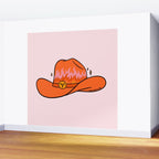 Aries Cowboy Hat Wall Mural Gallery Image 2