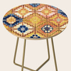 Ningxia West China Seat Cover Print Side Table Gallery Image 2