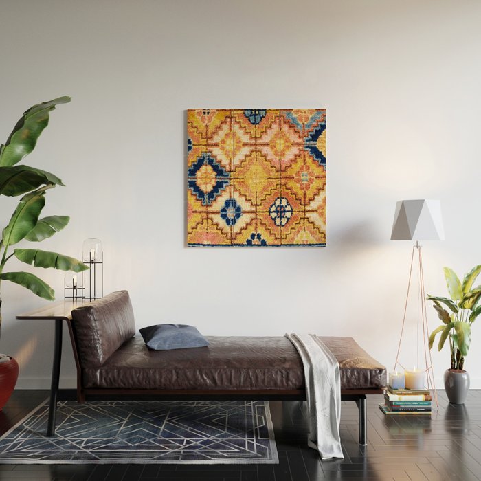 Ningxia West China Seat Cover Print Wood Wall Art Gallery Image 2