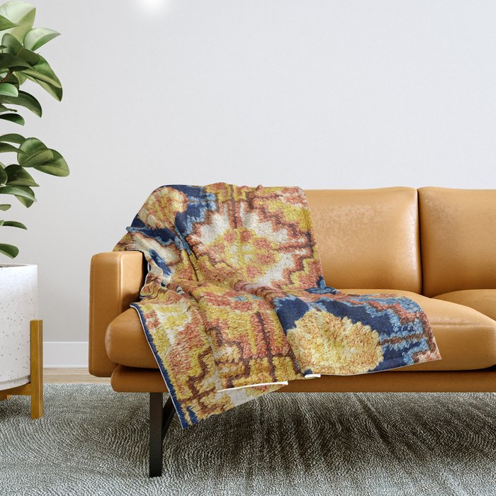 Ningxia West China Seat Cover Print Throw Blanket Gallery Image 1