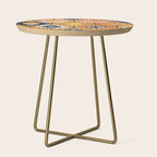 Ningxia West China Seat Cover Print Side Table Gallery Image 1