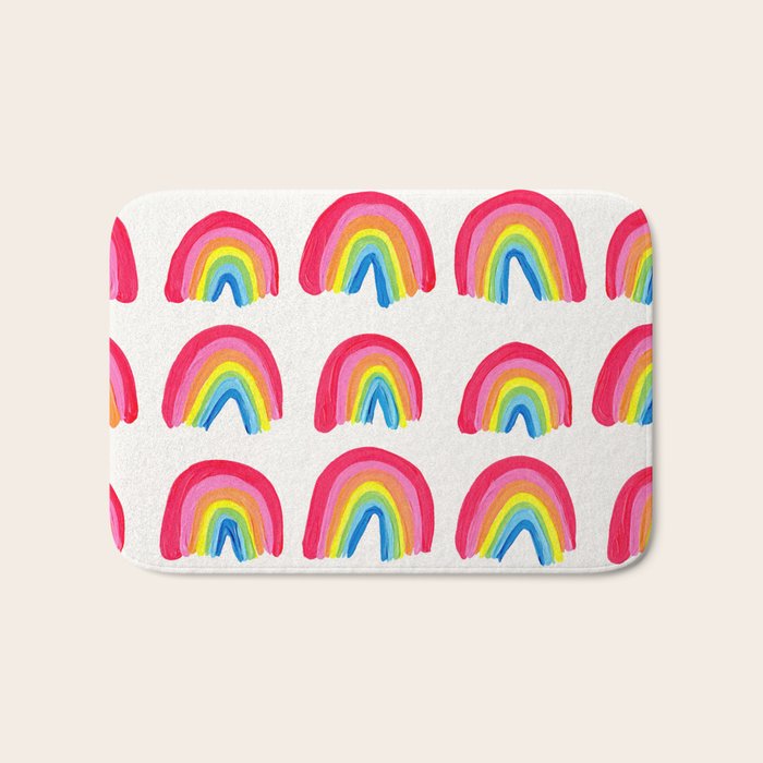 Rainbow Collection â Classic Palette Bath Mat Gallery Image 1