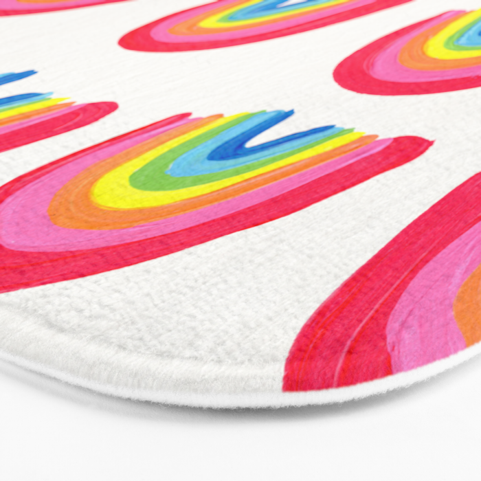 Rainbow Collection â Classic Palette Bath Mat Gallery Image 3