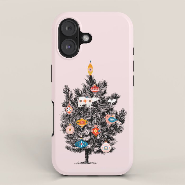 Retro Christmas tree no3 iPhone Case Gallery Image 1