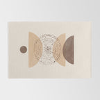 Boho Minimalistic Art Rug Gallery Image 2