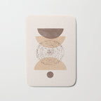 Boho Minimalistic Art Bath Mat Gallery Image 1