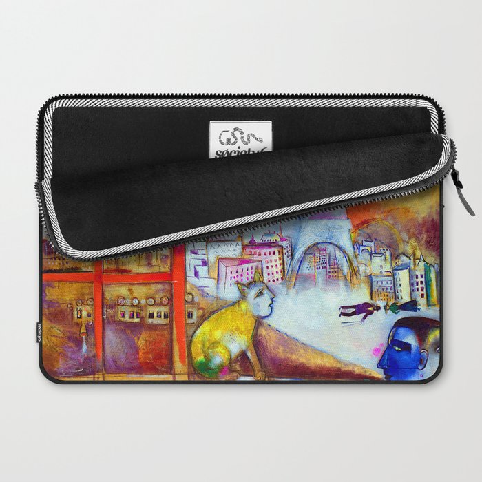 Marc Chagall Paris Through the Window Laptop Sleeve Gallery Image 2