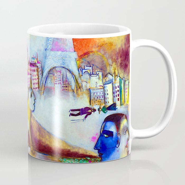 Marc Chagall Paris Through the Window Coffee Mug Gallery Image 1