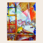 Marc Chagall Paris Through the Window Poster Gallery Image 4