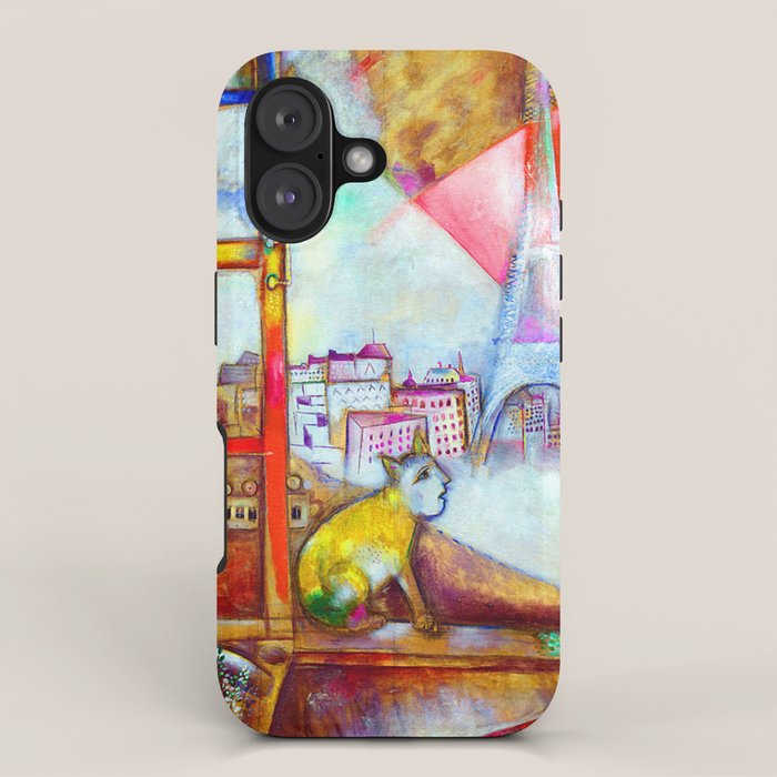 Marc Chagall Paris Through the Window iPhone Case Gallery Image 1