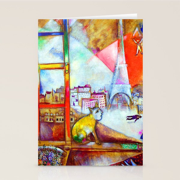 Marc Chagall Paris Through the Window Stationery Card Gallery Image 2