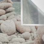 Beach Stones x nature environmental photograph Wall Tapestry Gallery Image 3