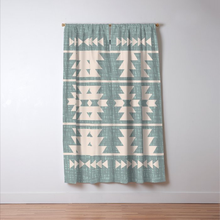 Southwestern Pattern 127 Window Curtain Gallery Image 3