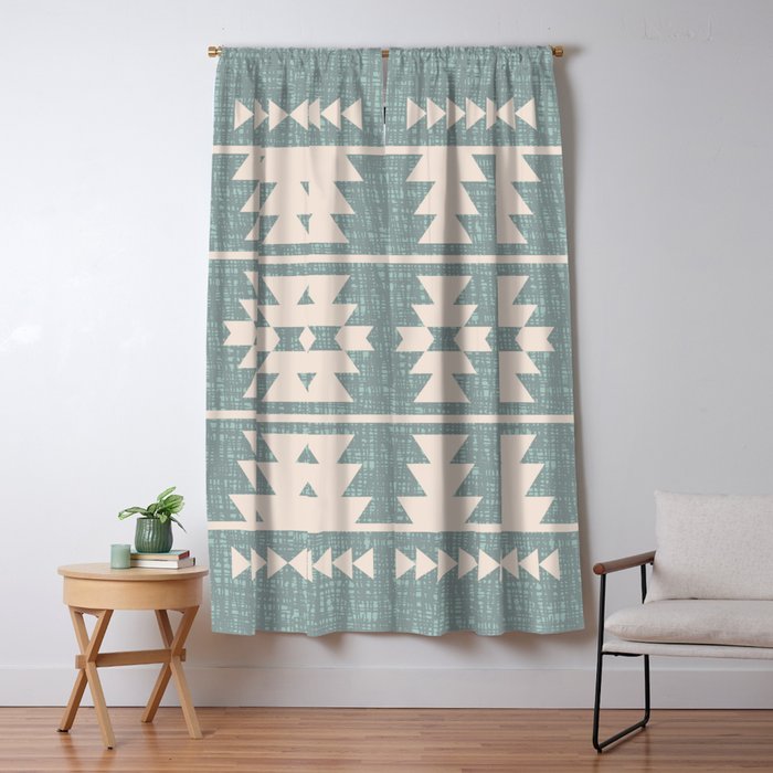 Southwestern Pattern 127 Window Curtain Gallery Image 5