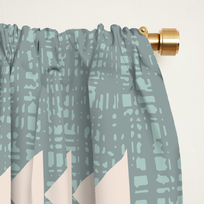 Southwestern Pattern 127 Window Curtain Gallery Image 2