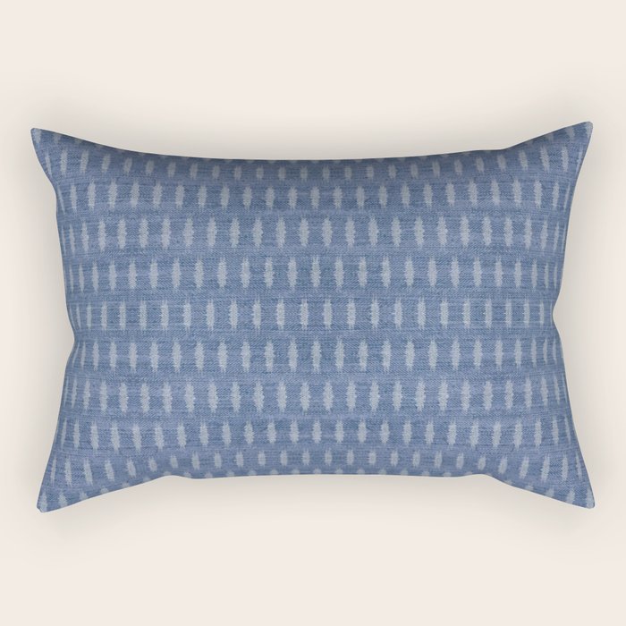 PETRA BOHO DENIM Rectangular Pillow Gallery Image 1