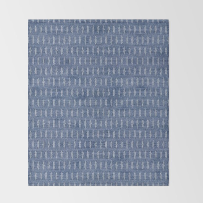PETRA BOHO DENIM Throw Blanket Gallery Image 2