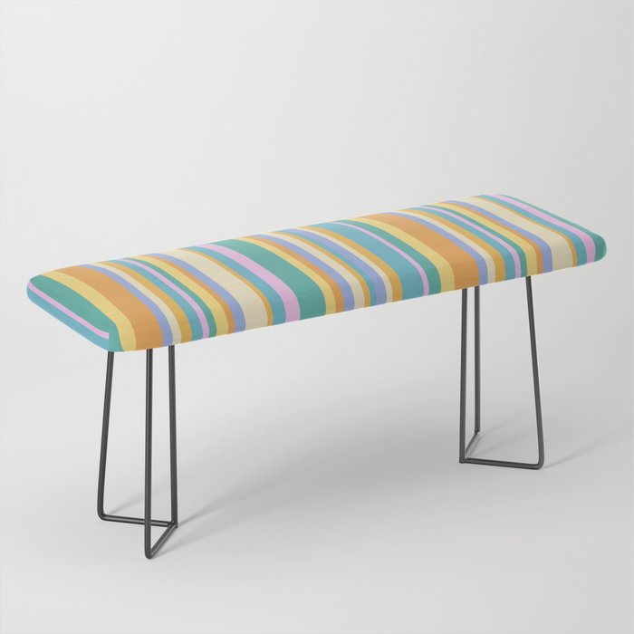 Classic Stripes XXIV - 90s Summer Bench Gallery Image 1