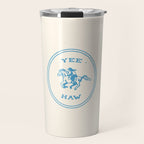 Yee Haw in Blue Travel Mug Gallery Image 1