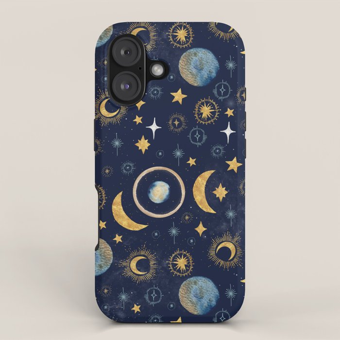 Starry night sky ABS 1 iPhone Case Gallery Image 1