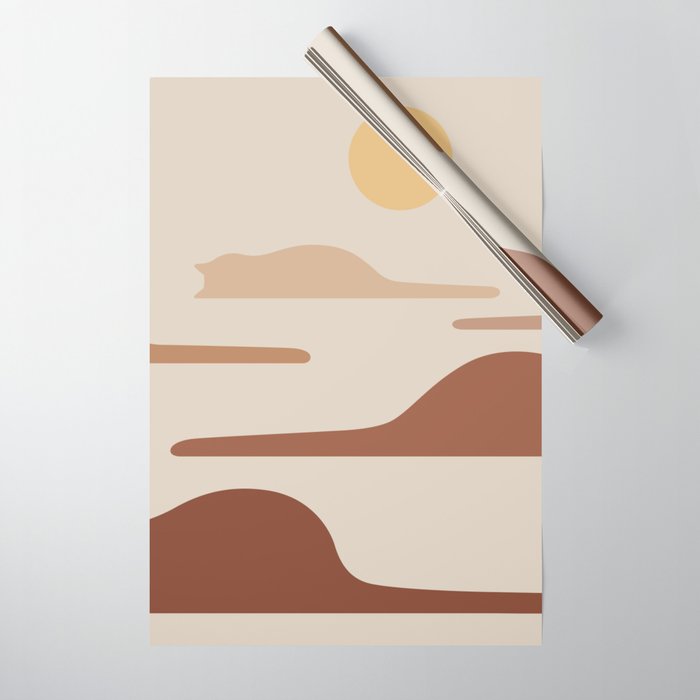 Cat Landscape 27 Wrapping Paper Gallery Image 1