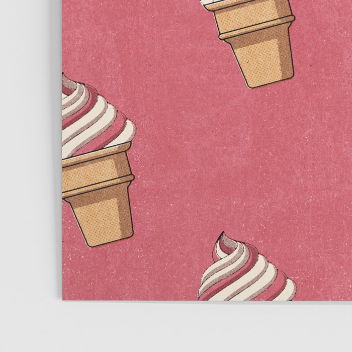 FAST FOOD / Ice Cream - pattern Poster Gallery Image 3