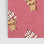 FAST FOOD / Ice Cream - pattern Poster Gallery Image 3