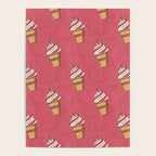 FAST FOOD / Ice Cream - pattern Poster Gallery Image 4