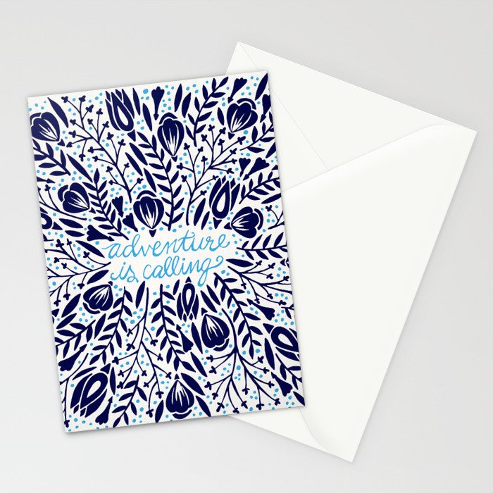Adventure is Calling - Porcelain Palette Stationery Card Gallery Image 2