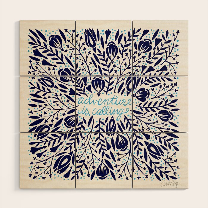 Adventure is Calling - Porcelain Palette Wood Wall Art Gallery Image 1