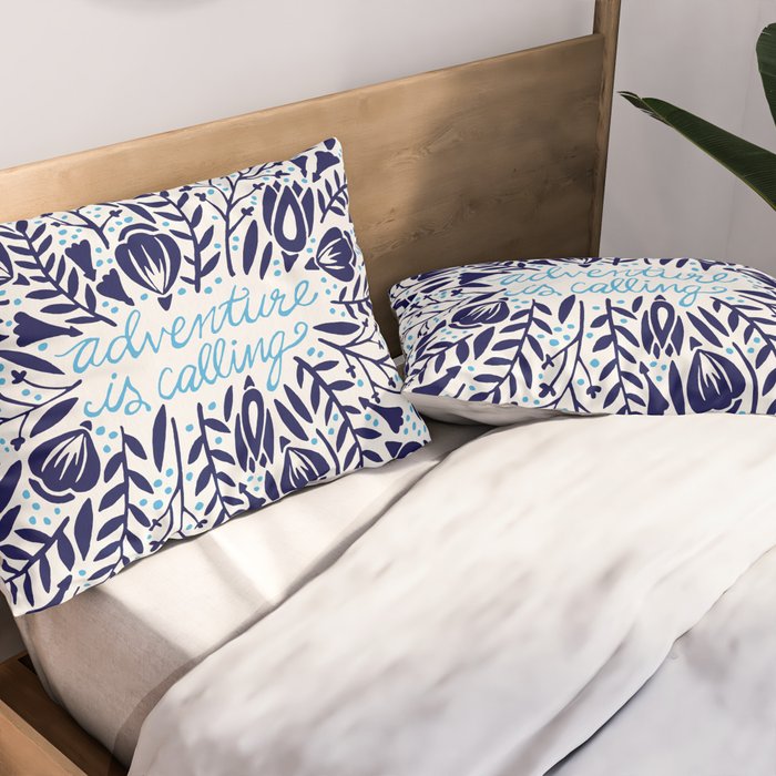 Adventure is Calling - Porcelain Palette Pillow Sham Gallery Image 2