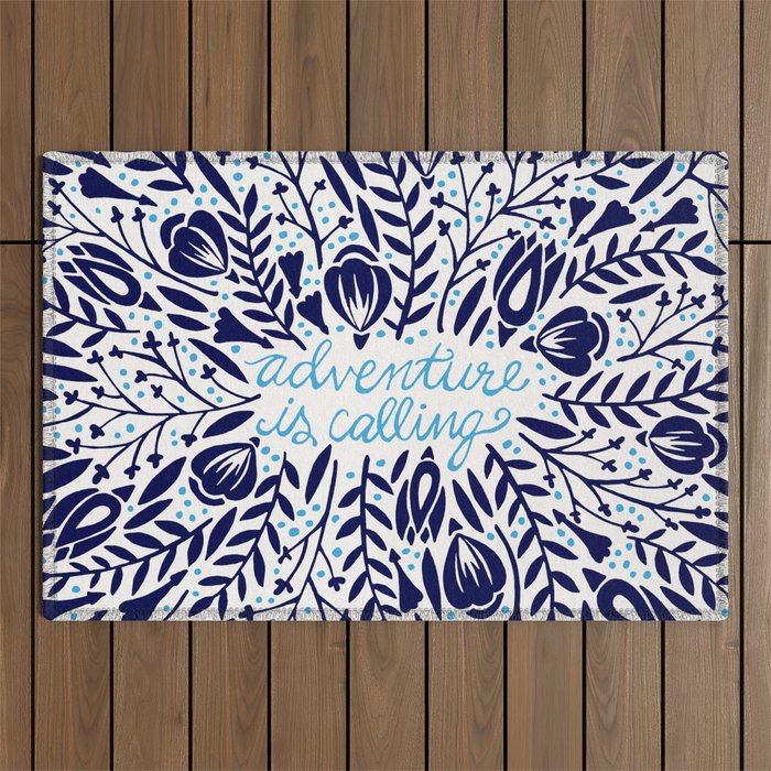 Adventure is Calling - Porcelain Palette Outdoor Rug Gallery Image 1