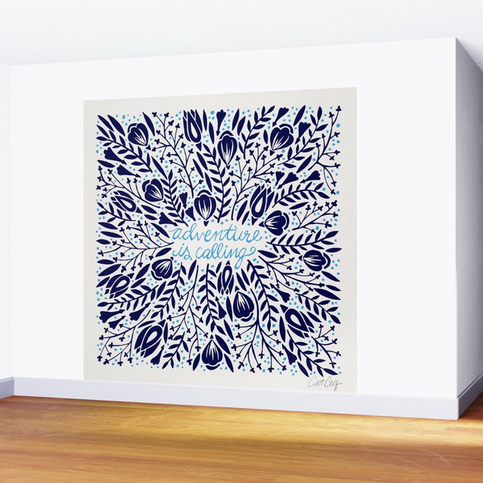 Adventure is Calling - Porcelain Palette Wall Mural Gallery Image 2