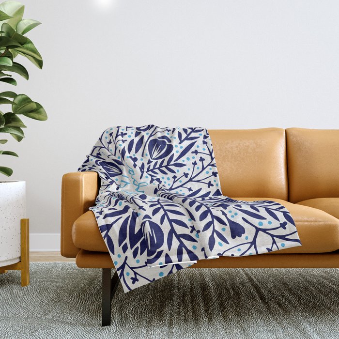 Adventure is Calling - Porcelain Palette Throw Blanket Gallery Image 1