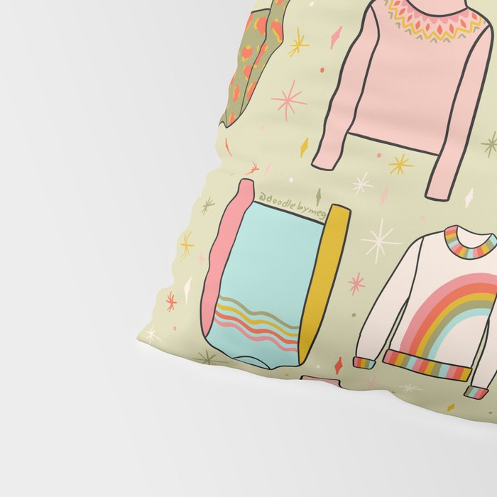 Sweater Weather Print Pillow Sham Gallery Image 4